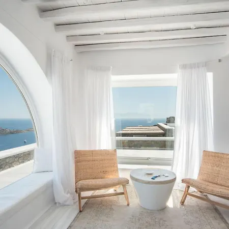 Extravagant Mykonos - 10 Bedrooms - Castillo Di Cuore - Stunning Sea Views - Agios Lazaro Villa