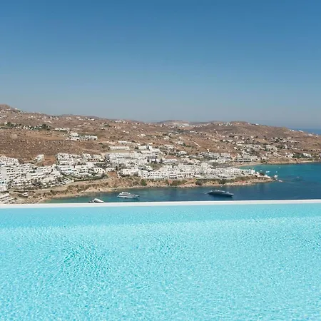 Extravagant Mykonos - 10 Bedrooms - Castillo Di Cuore - Stunning Sea Views - Agios Lazaro Villa *