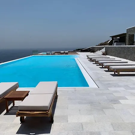Extravagant Mykonos - 10 Bedrooms - Castillo Di Cuore - Stunning Sea Views - Agios Lazaro Villa