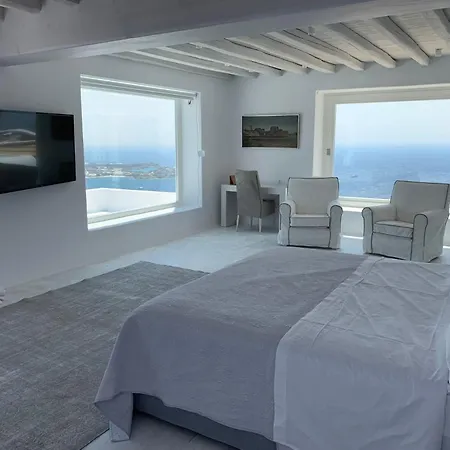 Villa Extravagant Mykonos - 10 Bedrooms - Castillo Di Cuore - Stunning Sea Views - Agios Lazaro *