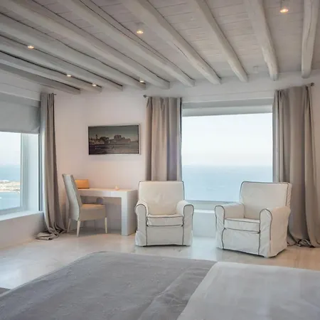 Villa Extravagant Mykonos - 10 Bedrooms - Castillo Di Cuore - Stunning Sea Views - Agios Lazaro